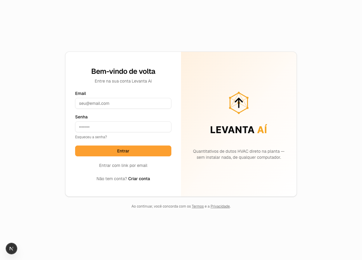 Tela de Login